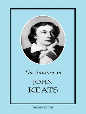 cover image of The Sayings of John Keats
